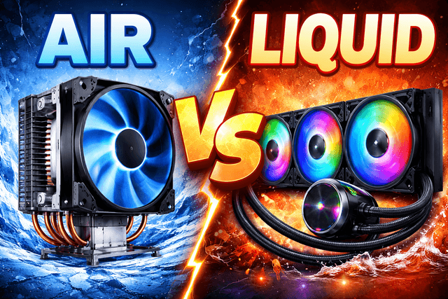 Air Cooler vs Liquid Cooler for Gaming PCs: Real Differences